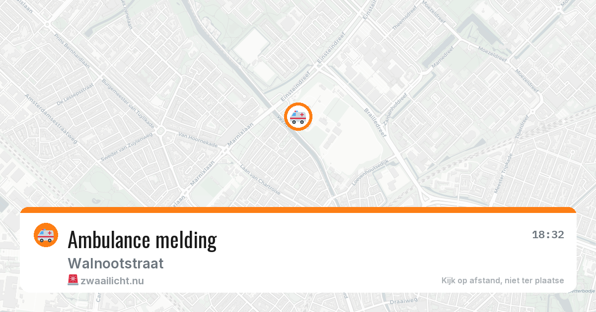 Ambulance melding — 5 apr 2026