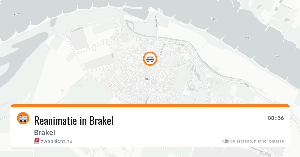 Reanimatie in Brakel — 12 mrt 2026