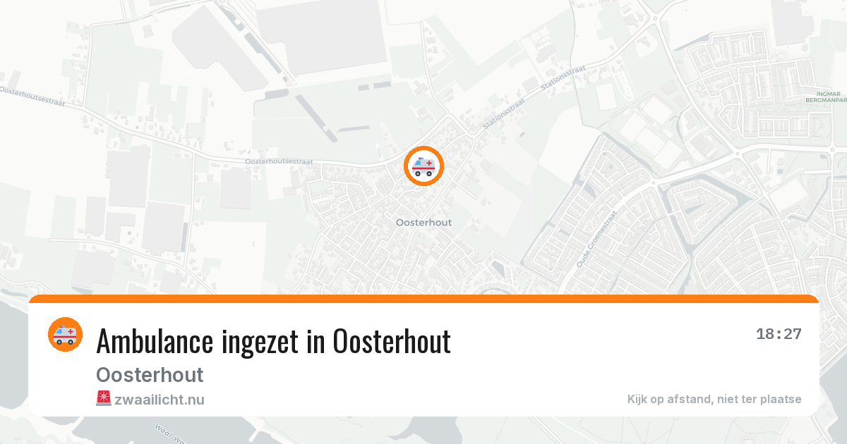 Ambulance ingezet in Oosterhout — 6 feb 2026