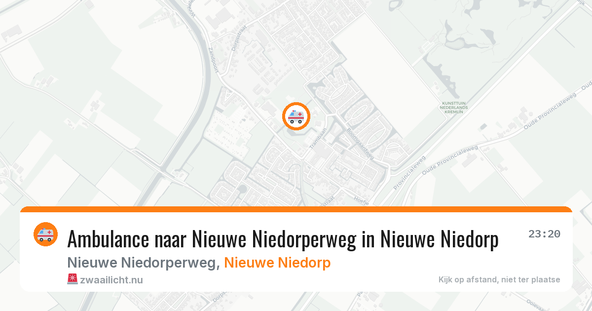 Ambulance naar Nieuwe Niedorperweg in Nieuwe Niedorp — 22 jul 2026