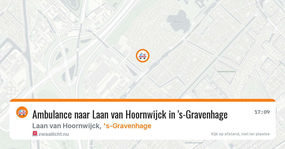 Ambulance naar Laan van Hoornwijck in 's-Gravenhage — 20 mei 2026