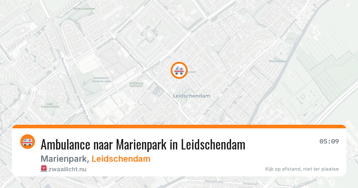 Ambulance naar Marienpark in Leidschendam — 6 mei 2026