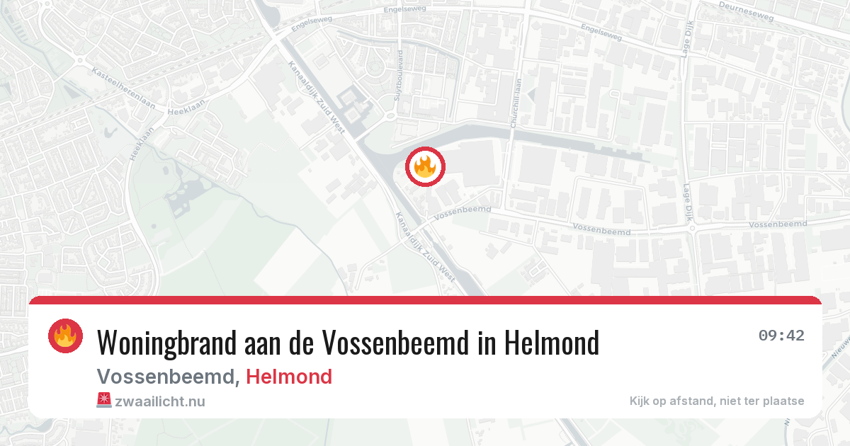 Woningbrand aan de Vossenbeemd in Helmond — 30 mei 2026