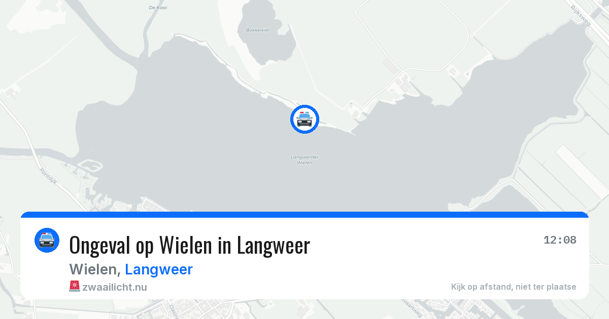 Ongeval op Wielen in Langweer — 23 jul 2026