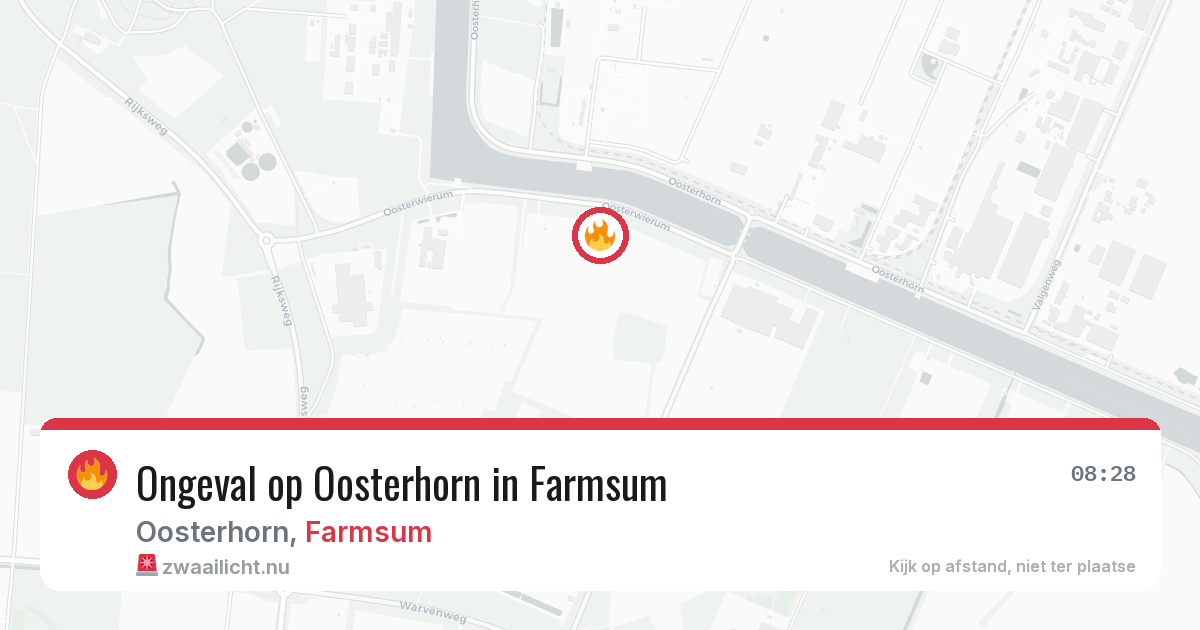 Ongeval op Oosterhorn in Farmsum — 10 jun 2026