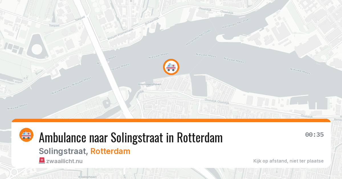 Ambulance naar Solingstraat in Rotterdam — 31 mei 2026