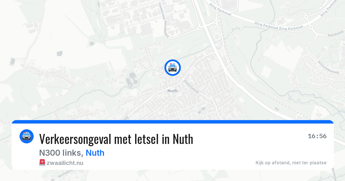 Verkeersongeval met letsel in Nuth — 12 mei 2026