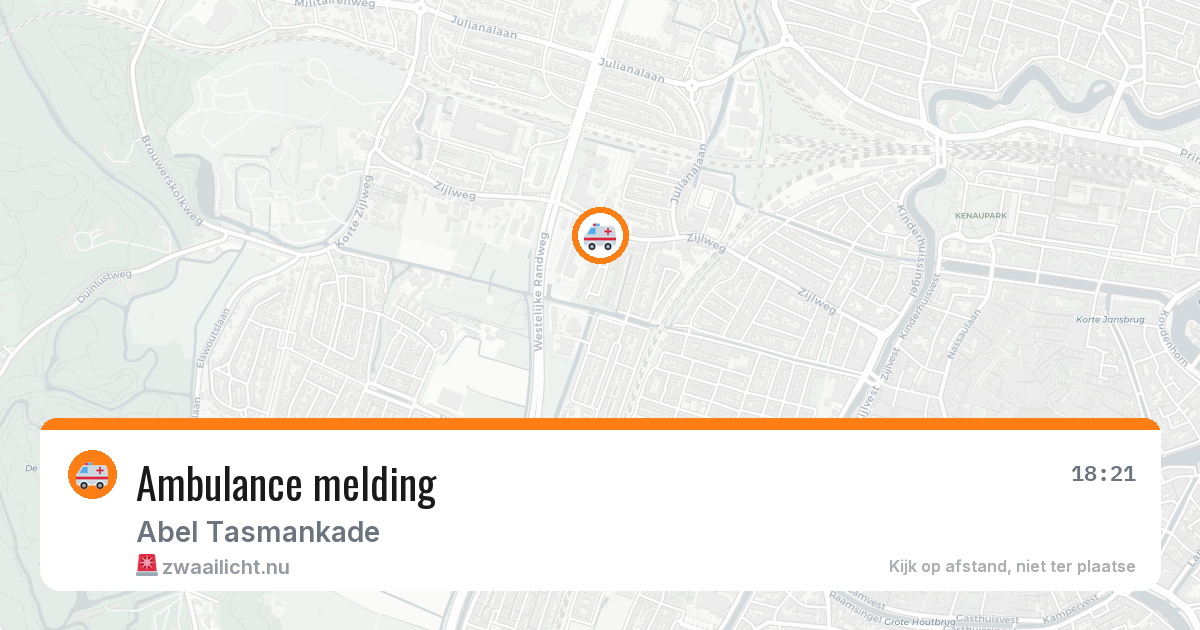 Ambulance melding — 5 mei 2026