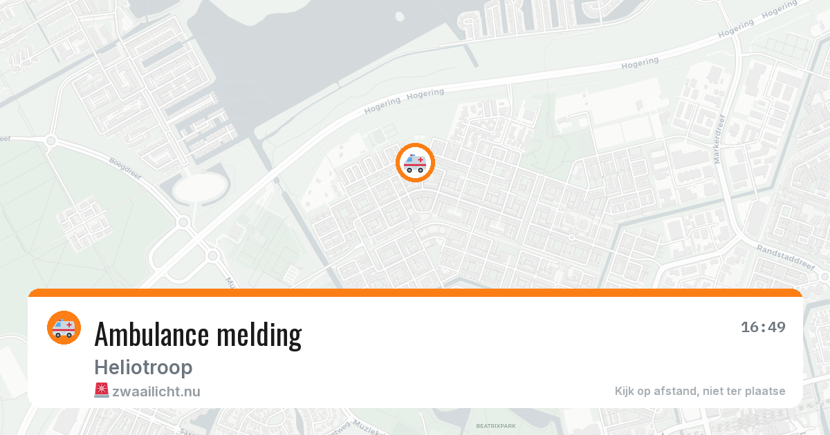 Ambulance melding — 26 feb 2026