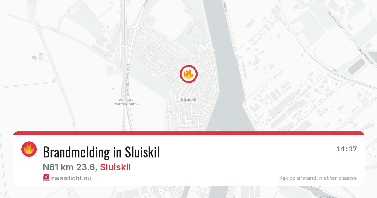 Brandmelding in Sluiskil — 8 apr 2026