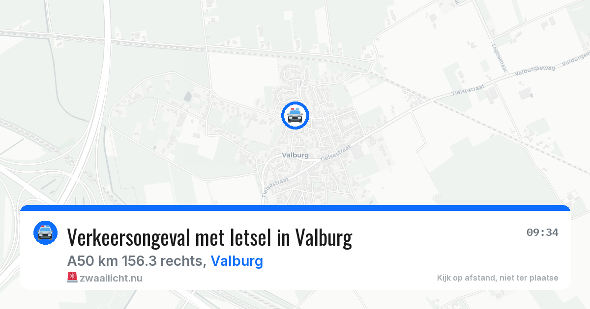 Verkeersongeval met letsel in Valburg — 17 jul 2026