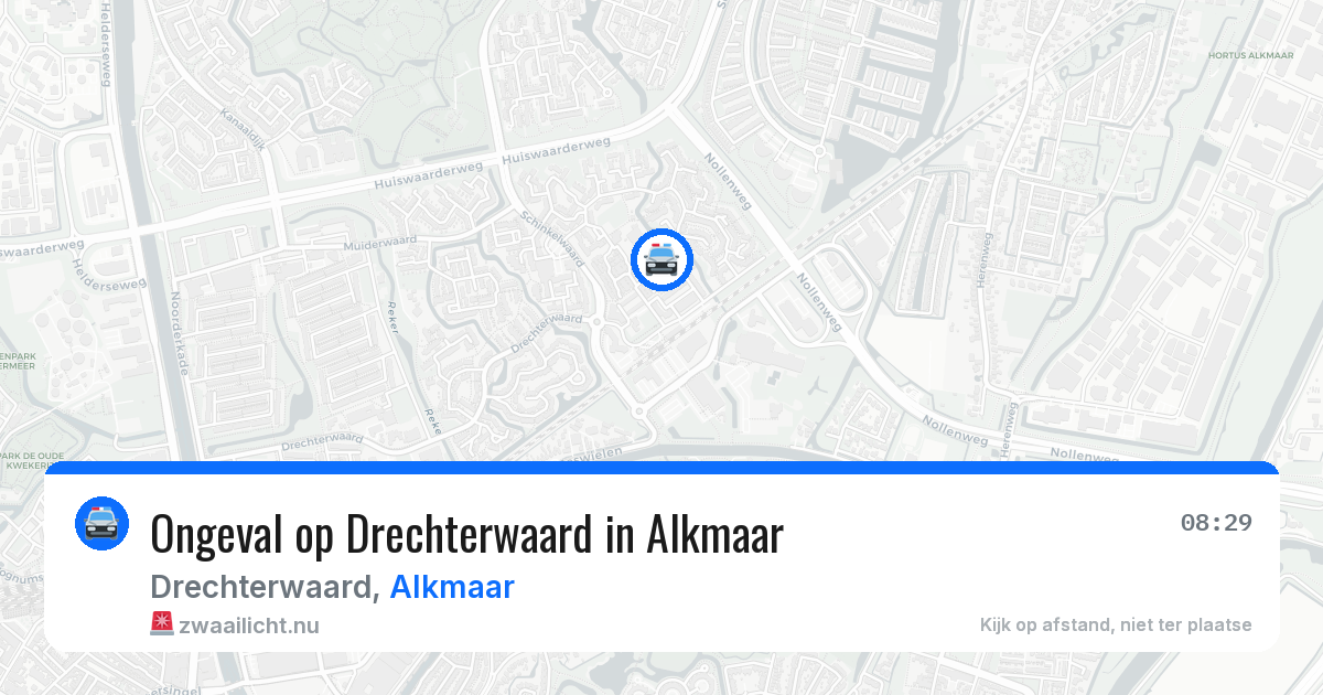 Ongeval op Drechterwaard in Alkmaar — 12 mei 2026