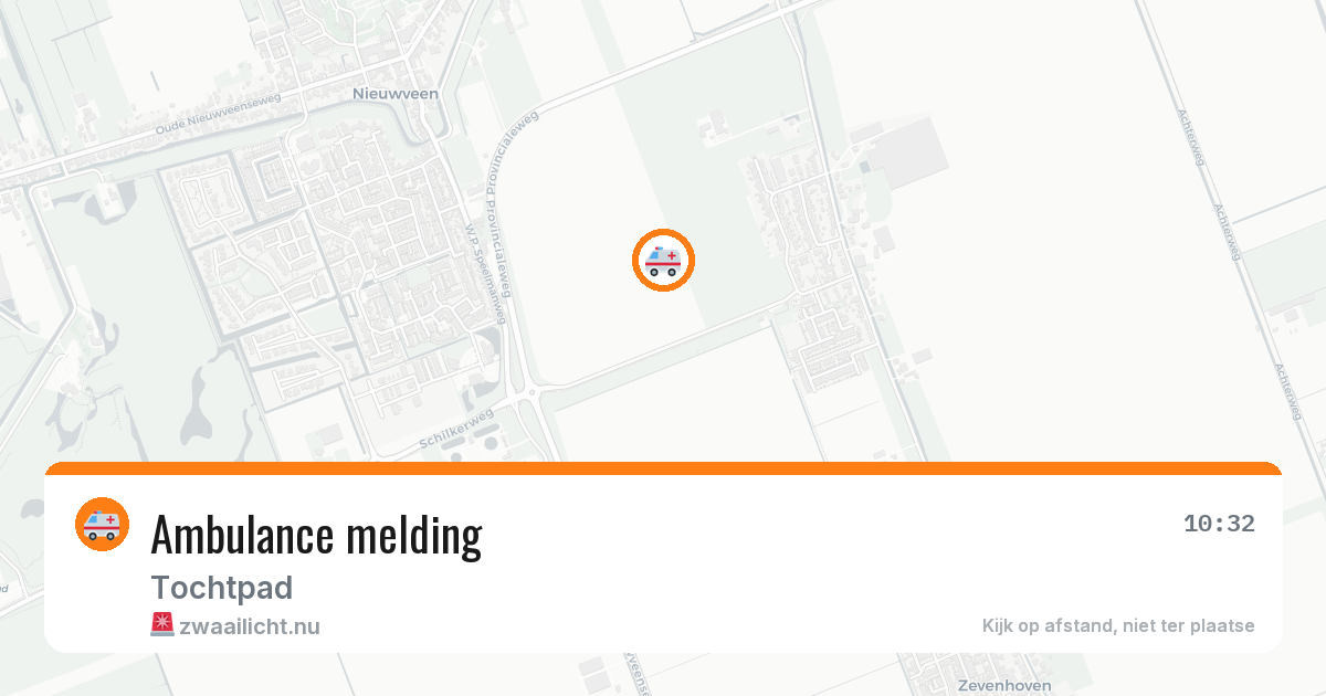 Ambulance melding — 6 apr 2026
