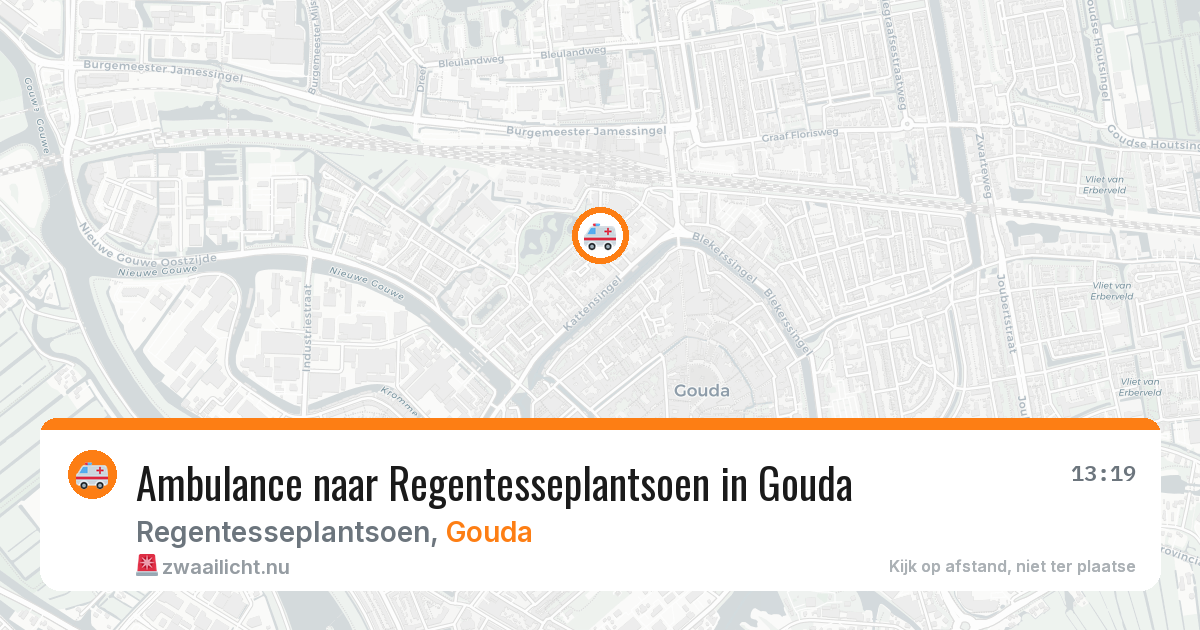 Ambulance naar Regentesseplantsoen in Gouda — 6 mei 2026
