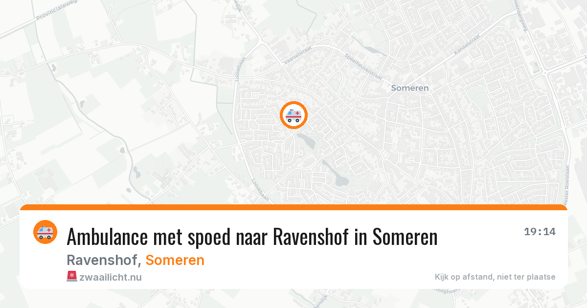 Ambulance met spoed naar Ravenshof in Someren — 1 apr 2026