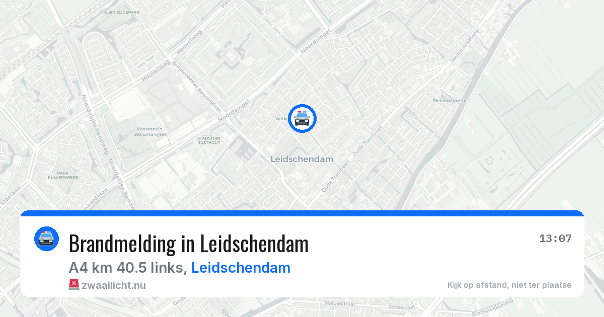 Brandmelding in Leidschendam — 4 mei 2026
