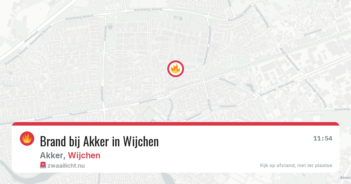 Brand bij Akker in Wijchen — 12 jul 2026