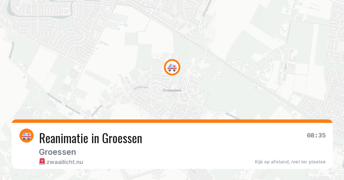 Reanimatie in Groessen — 18 feb 2026