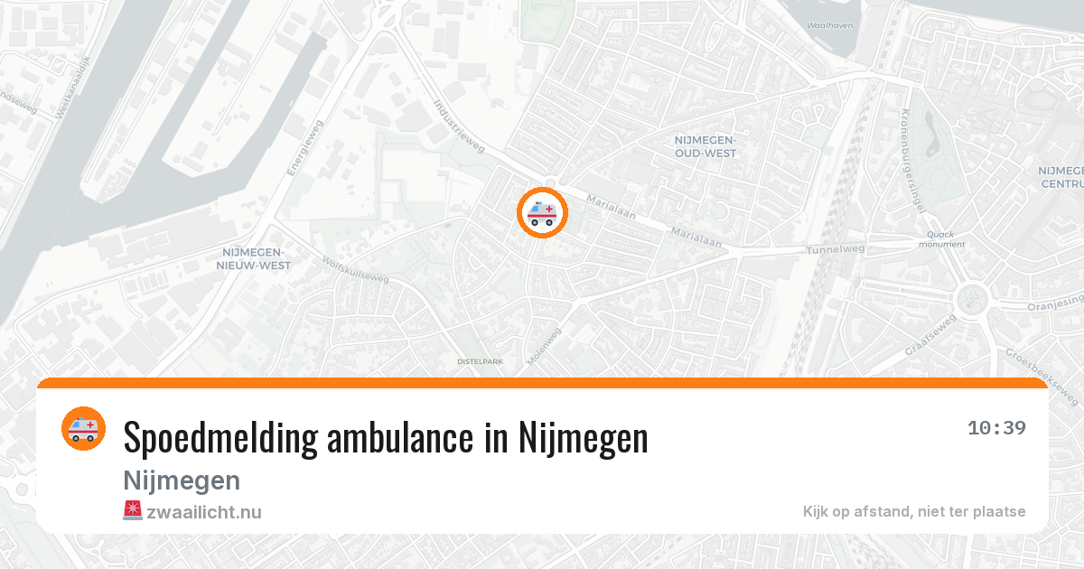 Spoedmelding ambulance in Nijmegen — 12 feb 2026
