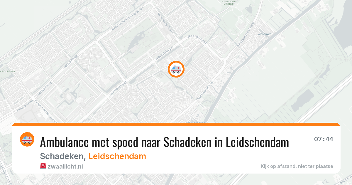 Ambulance met spoed naar Schadeken in Leidschendam — 6 mrt 2026