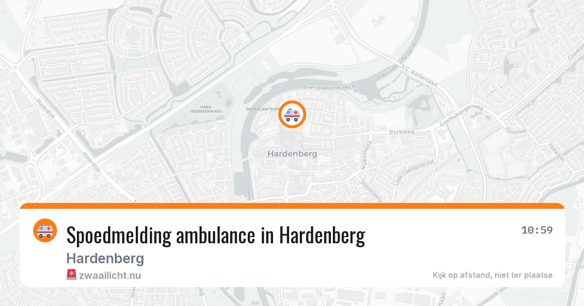 Spoedmelding ambulance in Hardenberg — 7 jul 2026