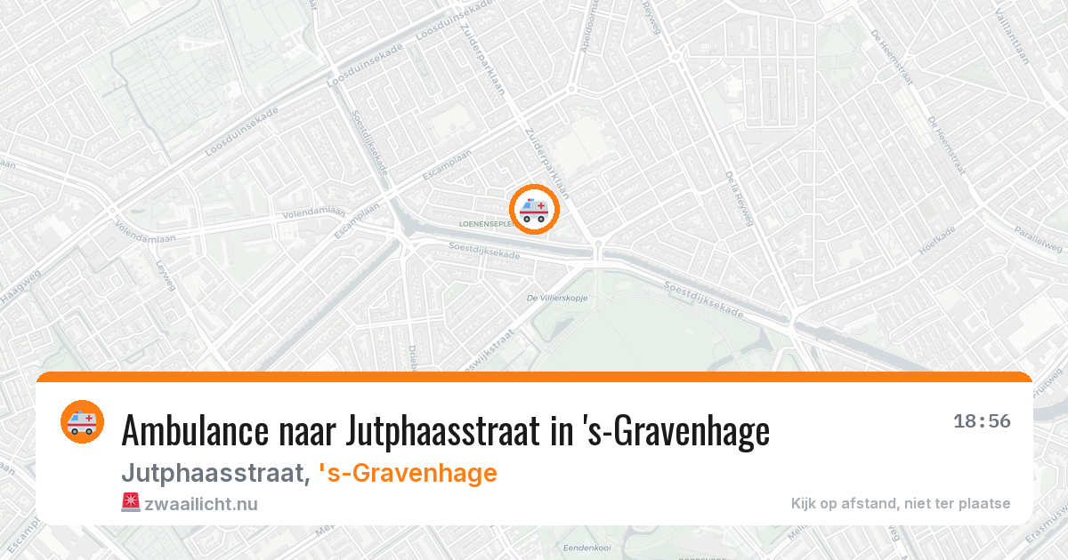 Ambulance naar Jutphaasstraat in 's-Gravenhage — 11 jul 2026