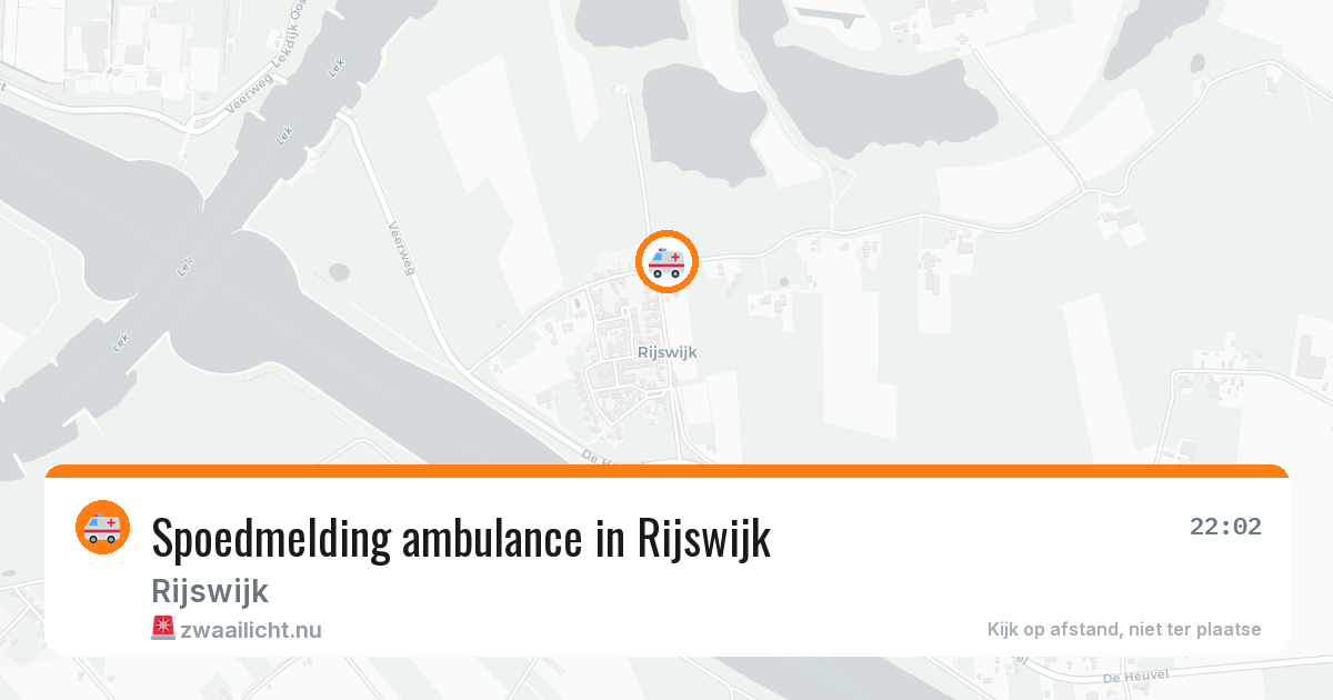 Spoedmelding ambulance in Rijswijk — 24 mrt 2026