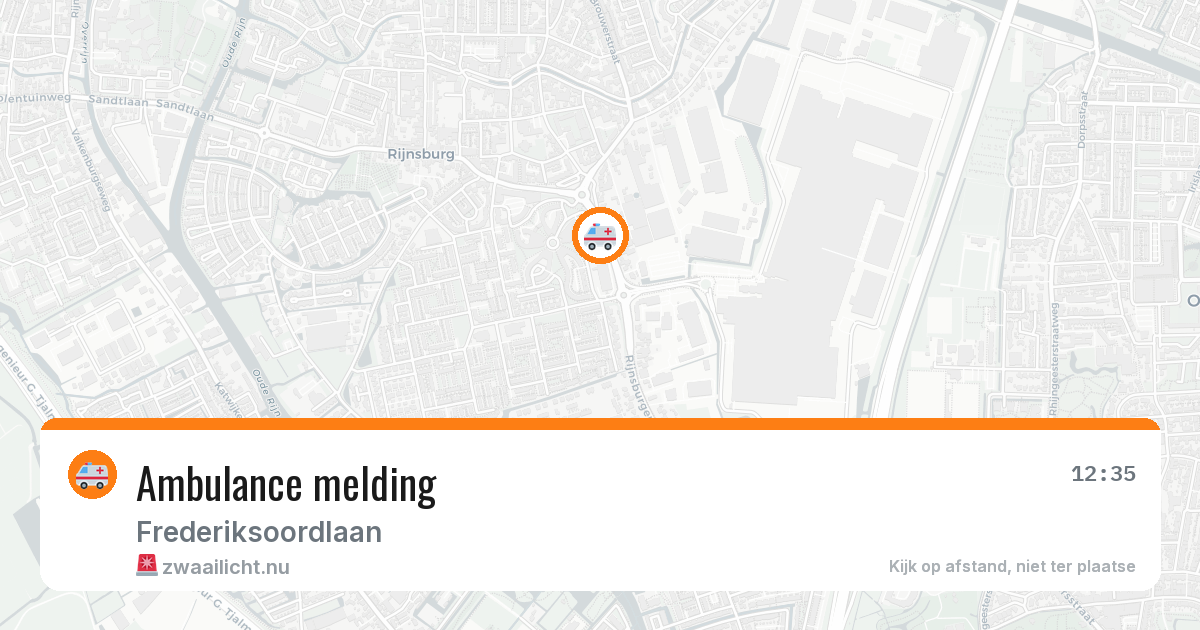 Ambulance melding — 19 mrt 2026