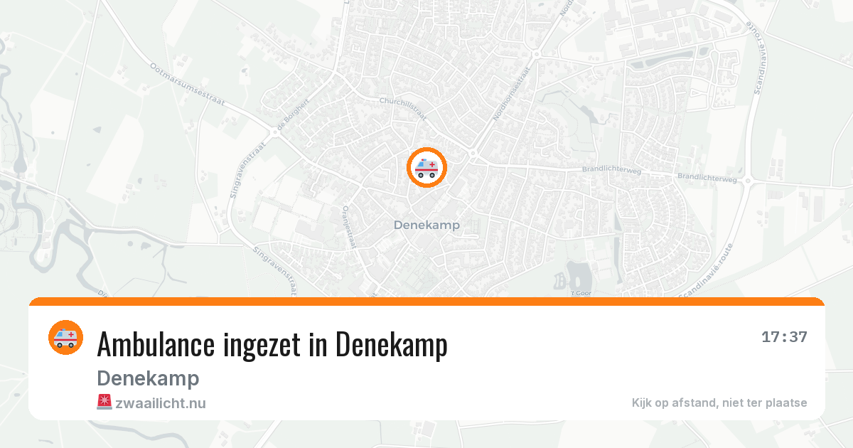 Ambulance ingezet in Denekamp — 30 jun 2026