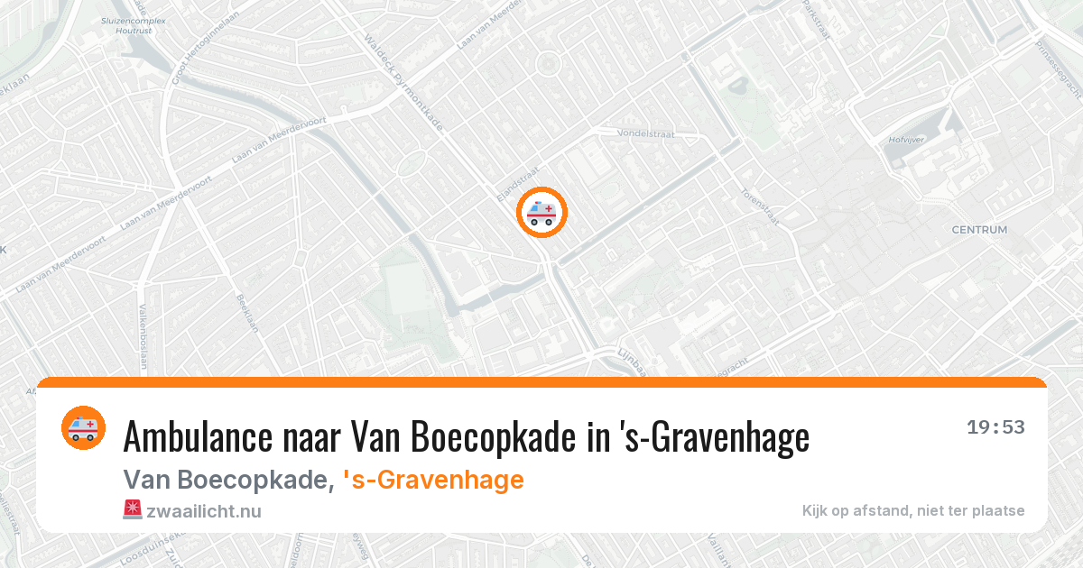 Ambulance naar Van Boecopkade in 's-Gravenhage — 5 jun 2026