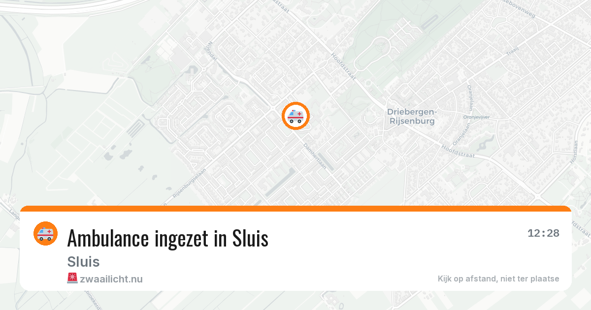 Ambulance ingezet in Sluis — 17 apr 2026