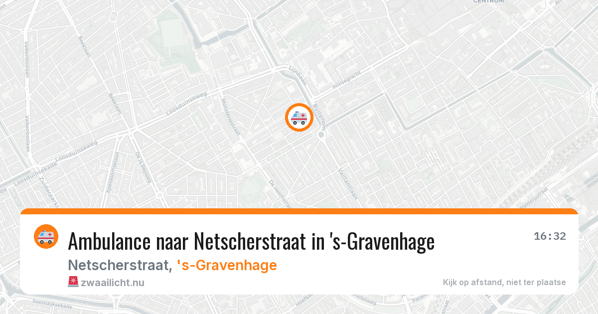 Ambulance naar Netscherstraat in 's-Gravenhage — 5 jun 2026
