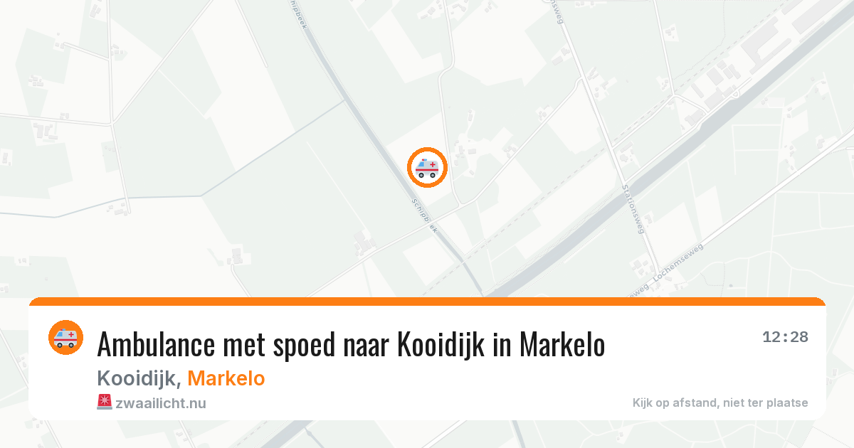 Ambulance met spoed naar Kooidijk in Markelo — 30 apr 2026