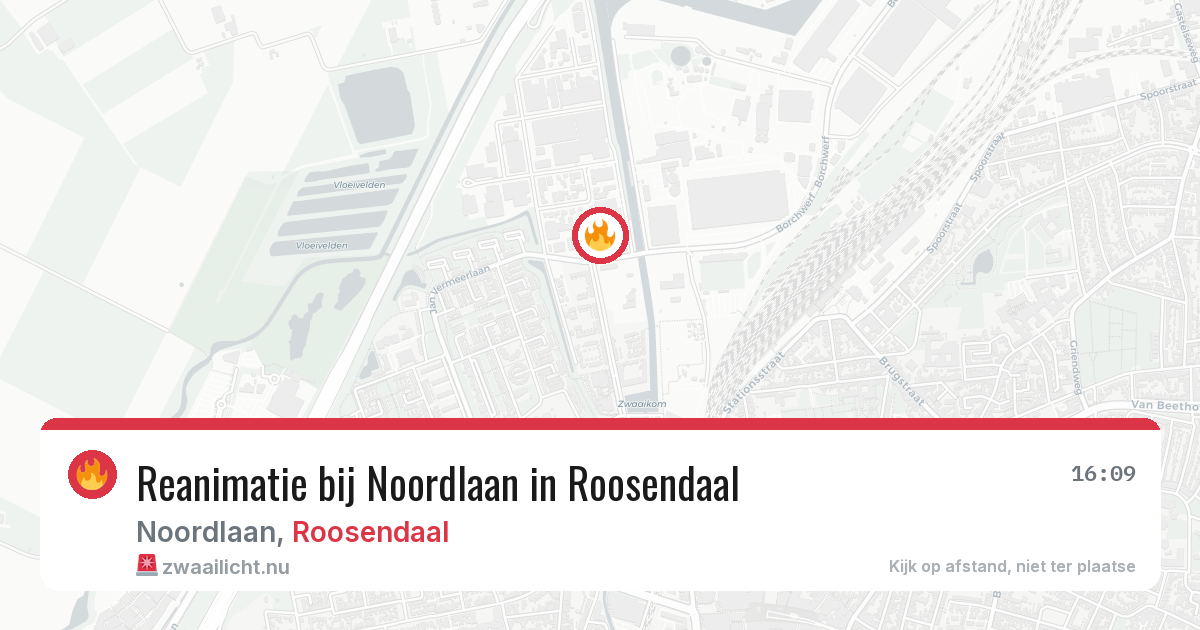 Reanimatie bij Noordlaan in Roosendaal — 2 mei 2026