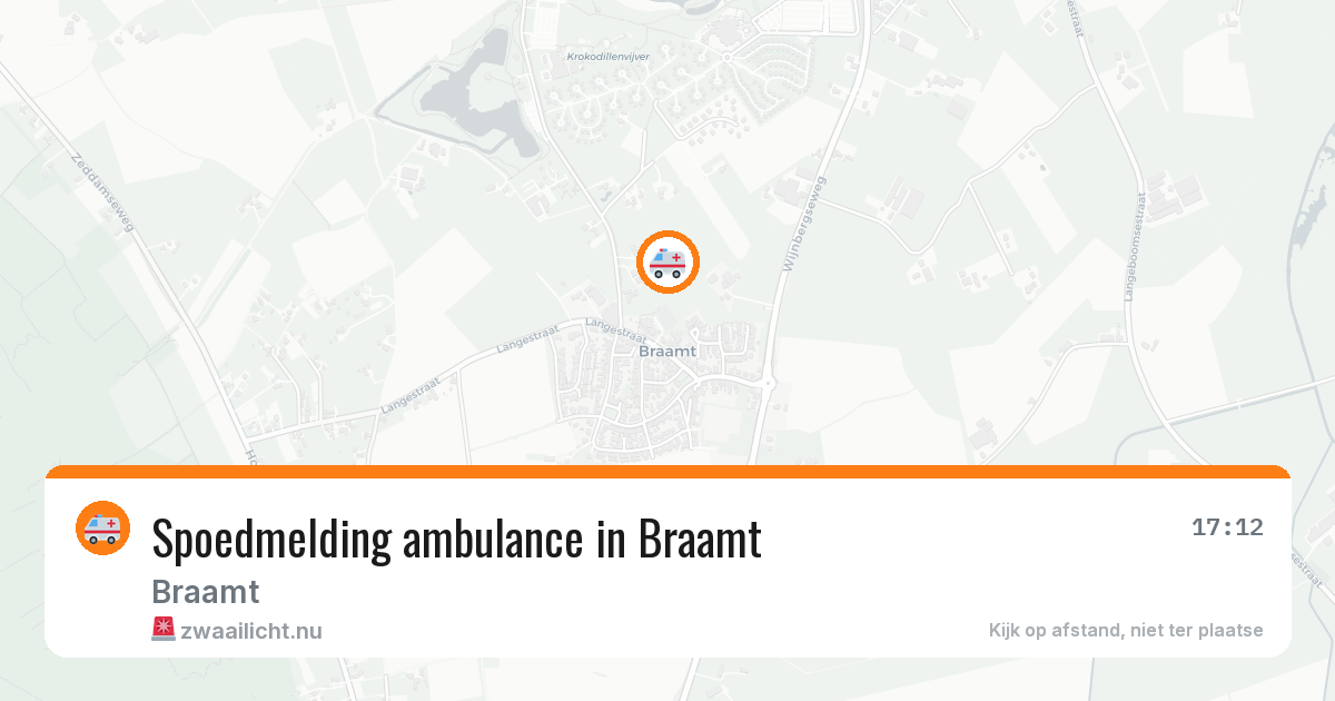 Spoedmelding ambulance in Braamt — 24 jun 2026