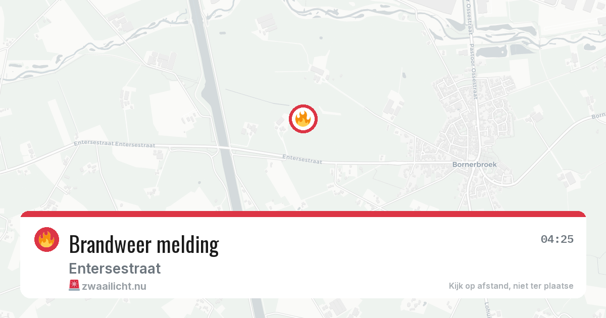 Brandweer melding — 15 mrt 2026