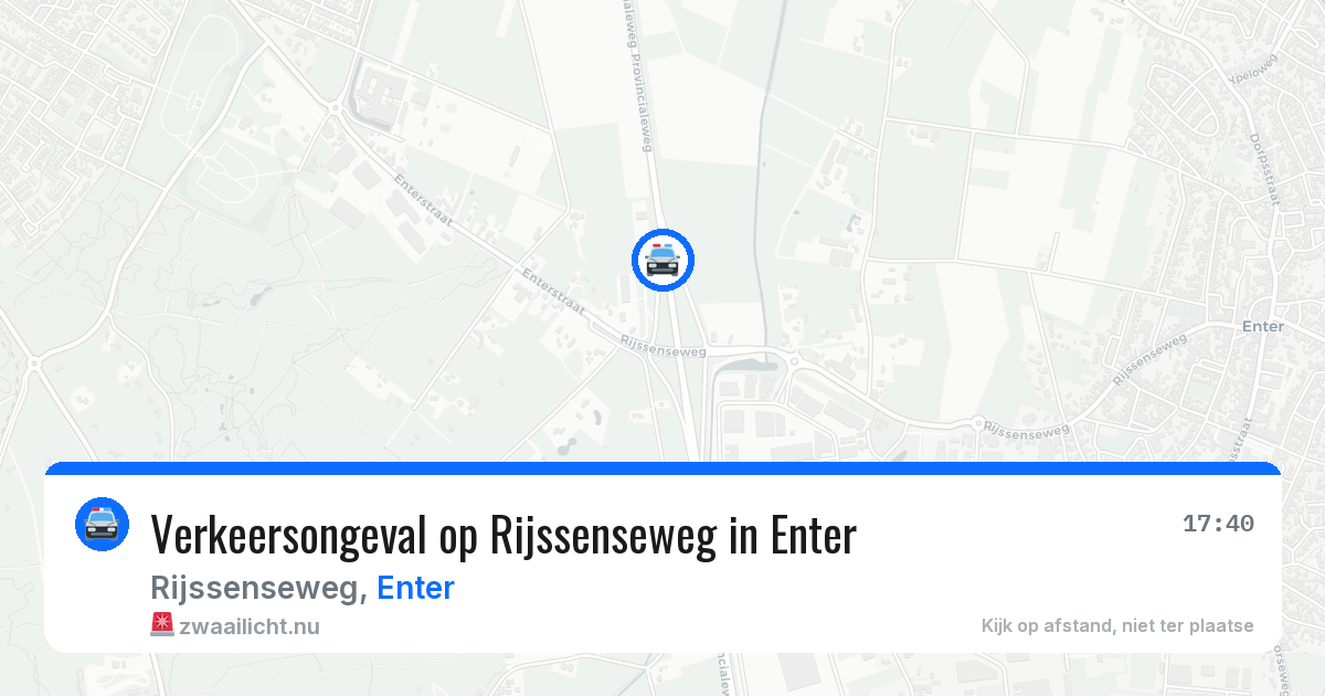 Verkeersongeval op Rijssenseweg in Enter — 19 mrt 2026