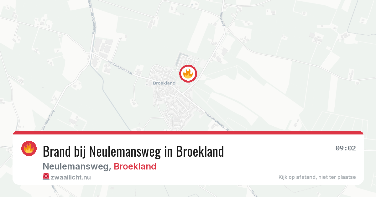 Brand bij Neulemansweg in Broekland — 24 feb 2026