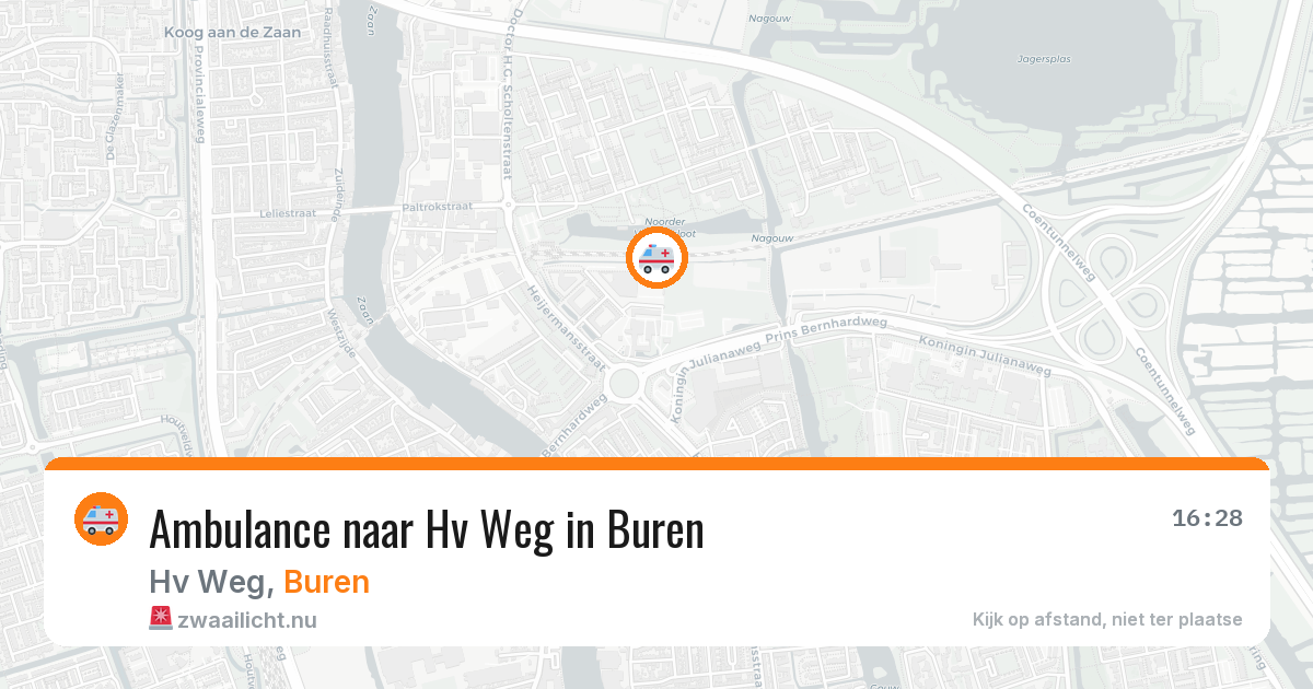 Ambulance naar Hv Weg in Buren — 23 mei 2026