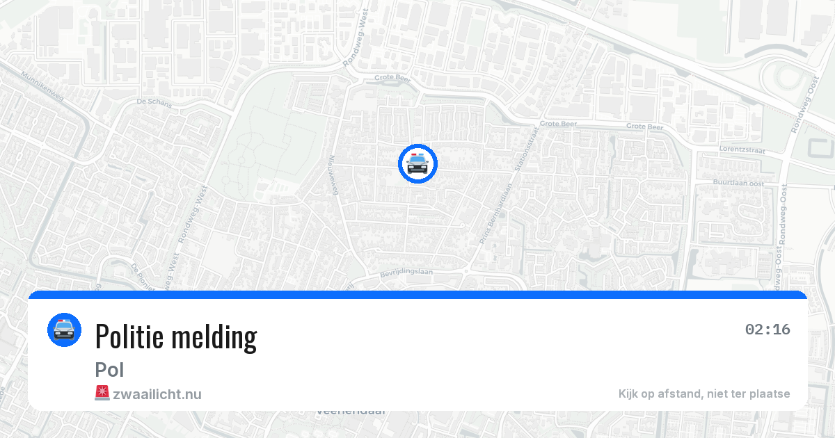 Politie melding — 6 mei 2026