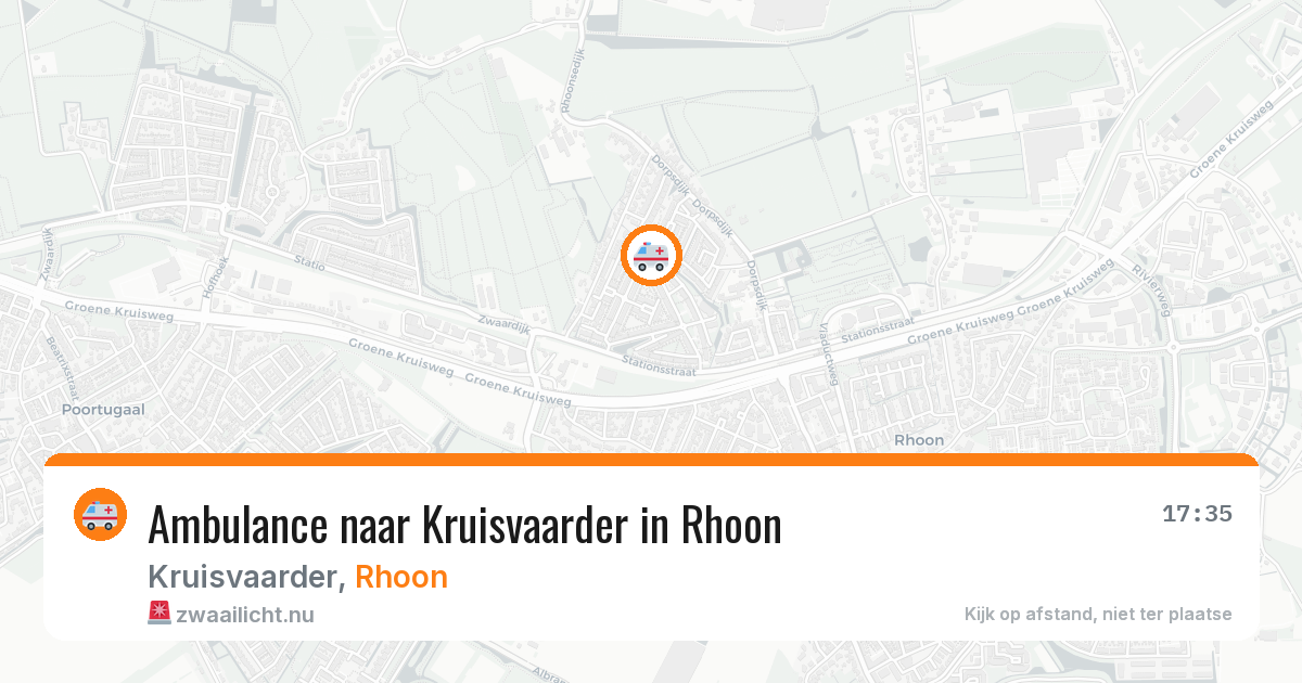 Ambulance naar Kruisvaarder in Rhoon — 24 mrt 2026