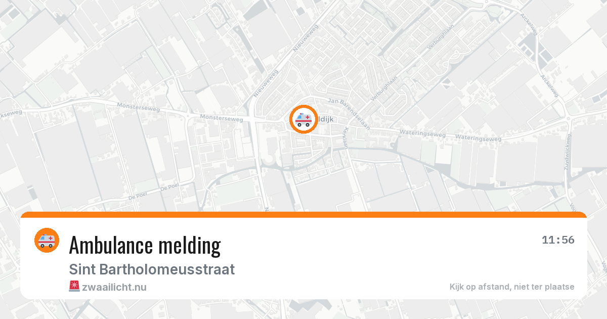 Ambulance melding — 19 jul 2026