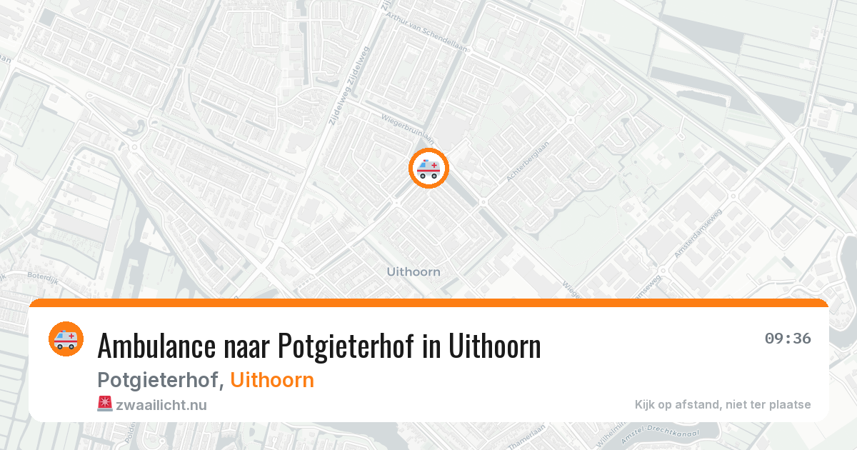 Ambulance naar Potgieterhof in Uithoorn — 19 mei 2026