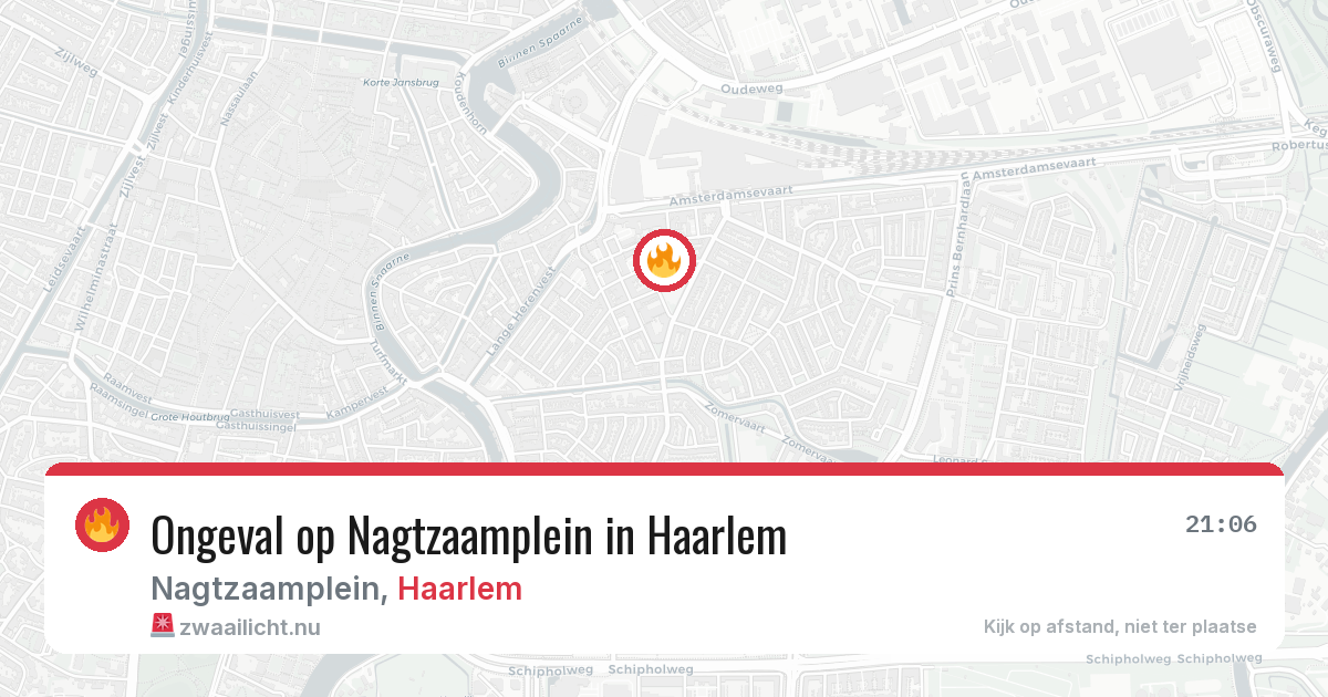 Ongeval op Nagtzaamplein in Haarlem — 1 jun 2026