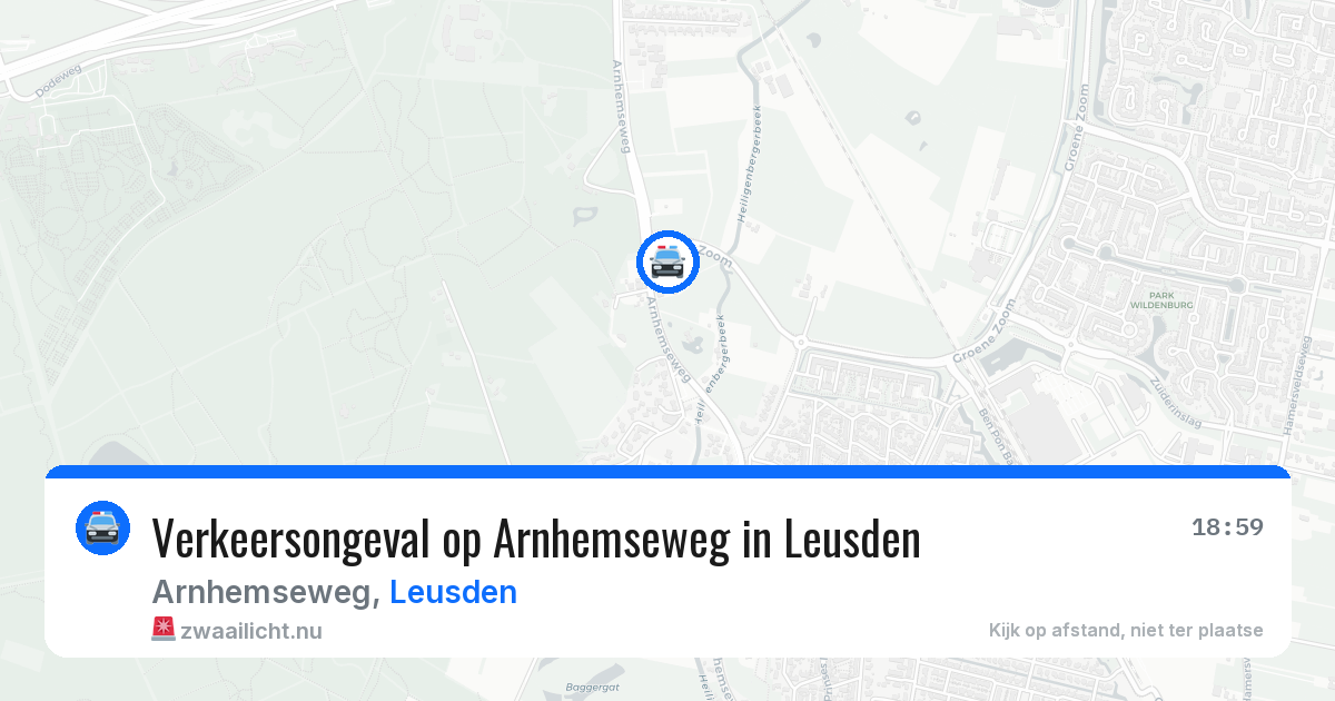 Verkeersongeval op Arnhemseweg in Leusden — 20 apr 2026