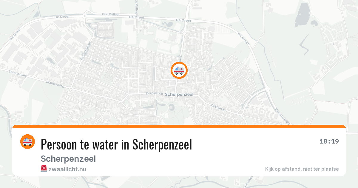 Persoon te water in Scherpenzeel — 3 apr 2026