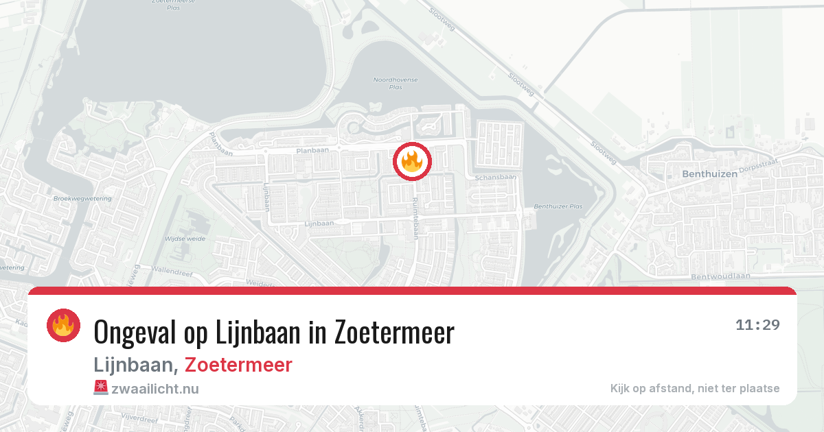 Ongeval op Lijnbaan in Zoetermeer — 15 jul 2026