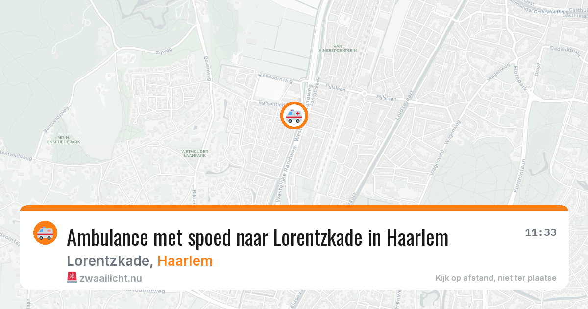 Ambulance met spoed naar Lorentzkade in Haarlem — 19 jan 2026
