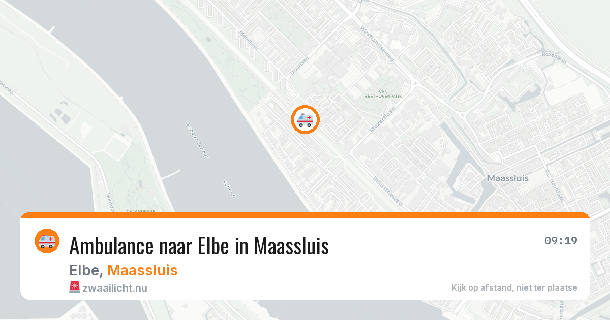 Ambulance naar Elbe in Maassluis — 3 jun 2026