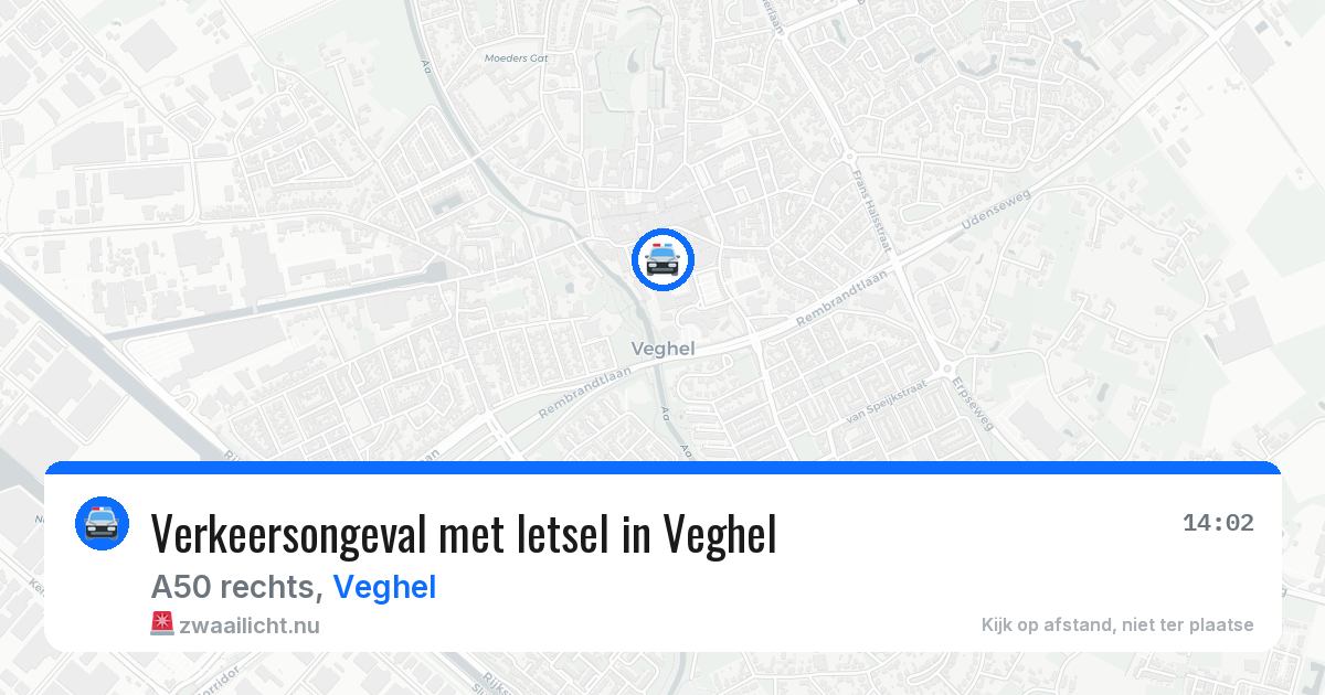 Verkeersongeval met letsel in Veghel — 3 apr 2026
